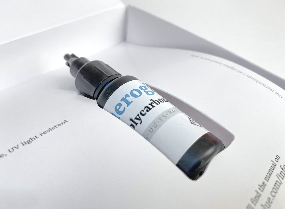 Aeroglue UV glue box bottle detail (small)
