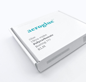 Aeroglue UV glue box closed